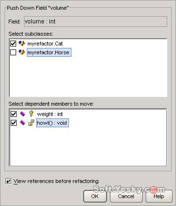 JBuilder2005实现重构之类继承体系间(图四)