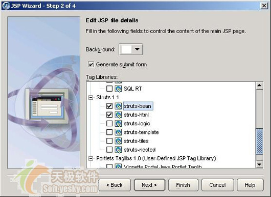JBuilder2005 Struts深度体验之新增(图四)