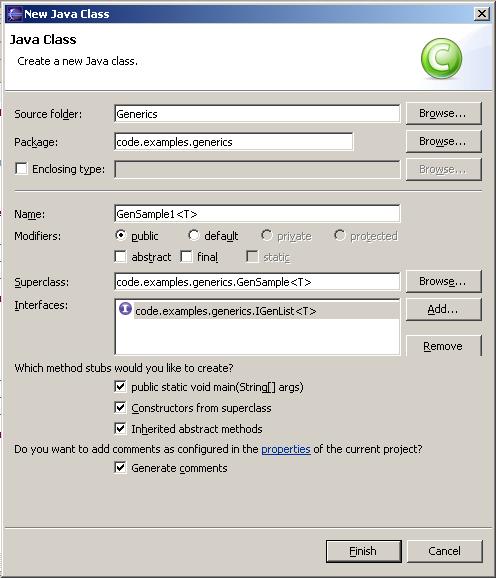 Eclipse3.1中体验J2SE5.0之泛型(组图)(图一)