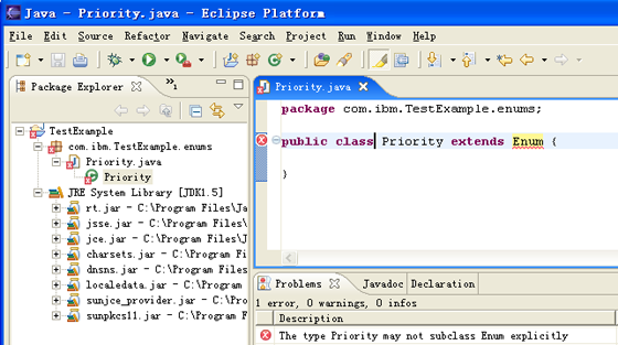 在Eclipse 3.1体验J2SE 5.0新特性一(图三)