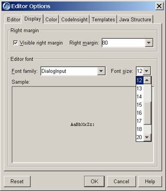JBuilder 编辑器常规设置及优化(2)(图二)