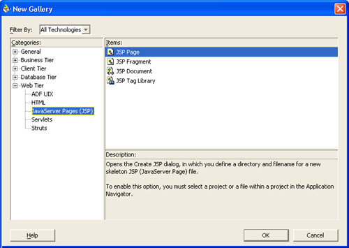 JDeveloper 10g 预览版中使用 JSTL SQL(图二)