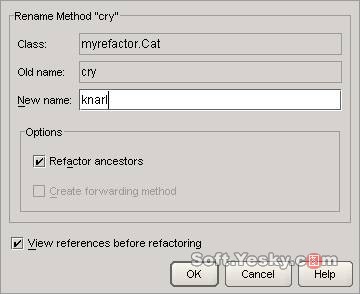 JBuilder2005实现重构之重命名(图四)