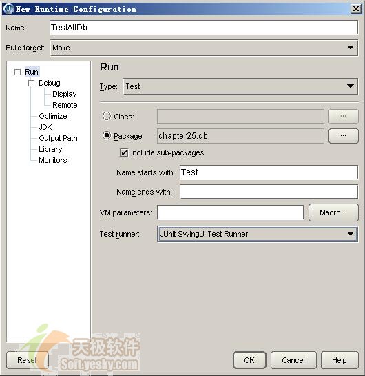 JBuilder2005单元测试体验之测试配置(图三)