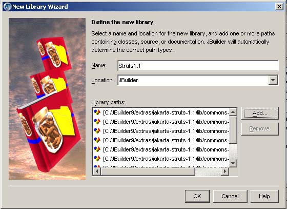 如何让JBuilder9支持Struts 1.1(图一)