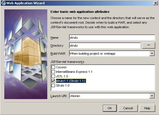 如何让JBuilder9支持Struts 1.1(图二)