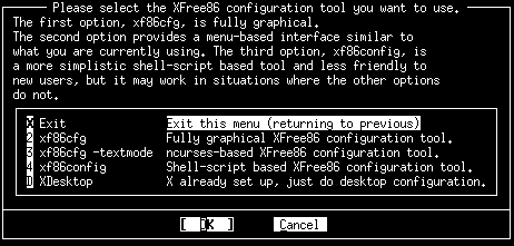 设置 XFree86 ( XF86Config )
