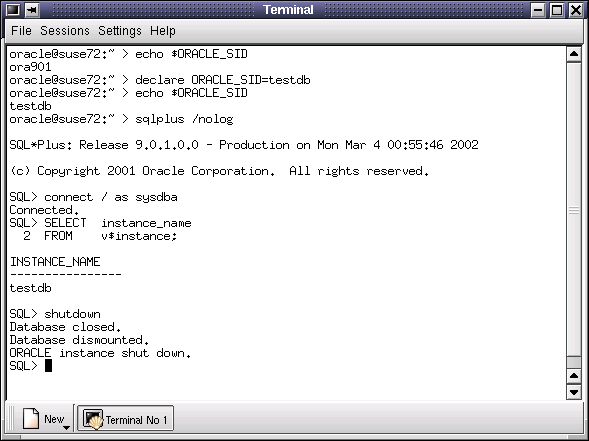 Oracle9i 数据库管理实务讲座(六)-利用 DBCA 建立 Oracle9i 数据库(2)(图三)