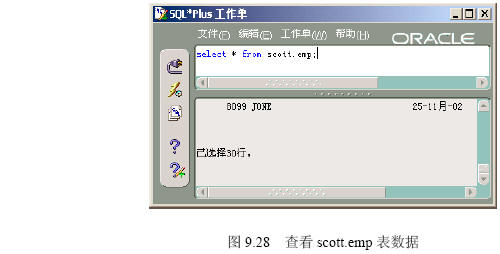 Oracle 9i 事务处理