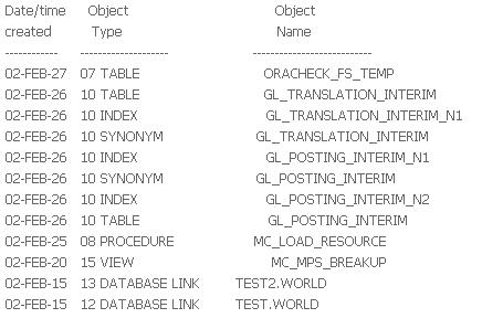 使用script查找DDL语句统计数据