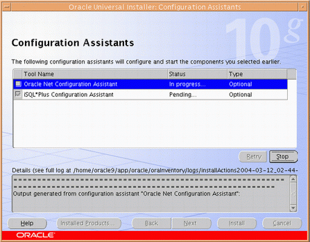 Oracle10g for AIX5L安装过程(图十二)