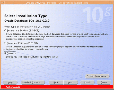 Oracle10g for AIX5L安装过程(图四)