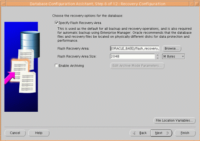 Oracle10g数据库的创建(图九)