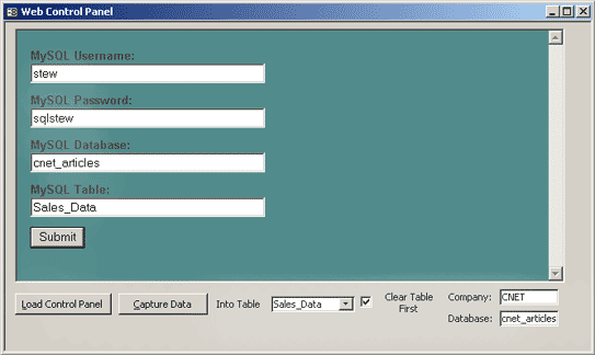 通过Access从Web获取MySQL数据(图三)