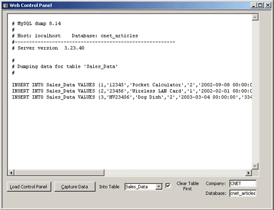 通过Access从Web获取MySQL数据(图四)