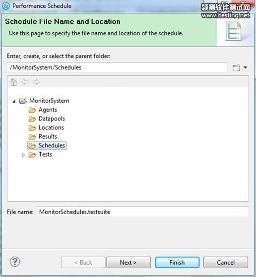 创建监控 Schedule